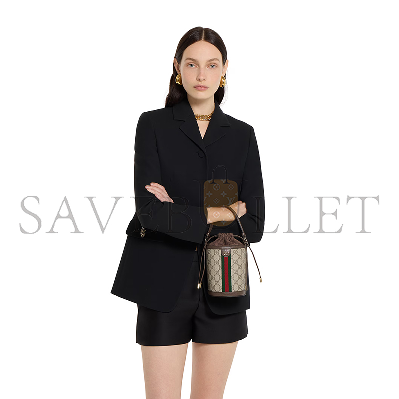 GUCCI OPHIDIA MINI BUCKET BAG ‎838462 (11.5*23*8cm)